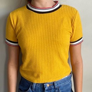 Yellow t-shirt